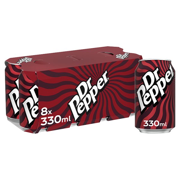 Dr Pepper 8pk (8 x 330ml) (HS)