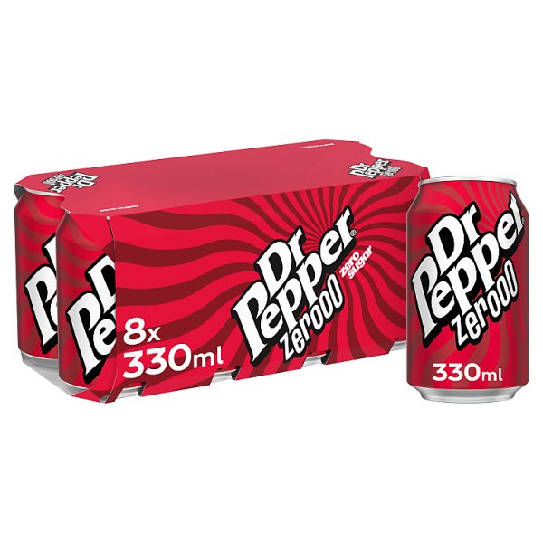 Dr Pepper Zero 8pk (8 x 330ml) (HS)