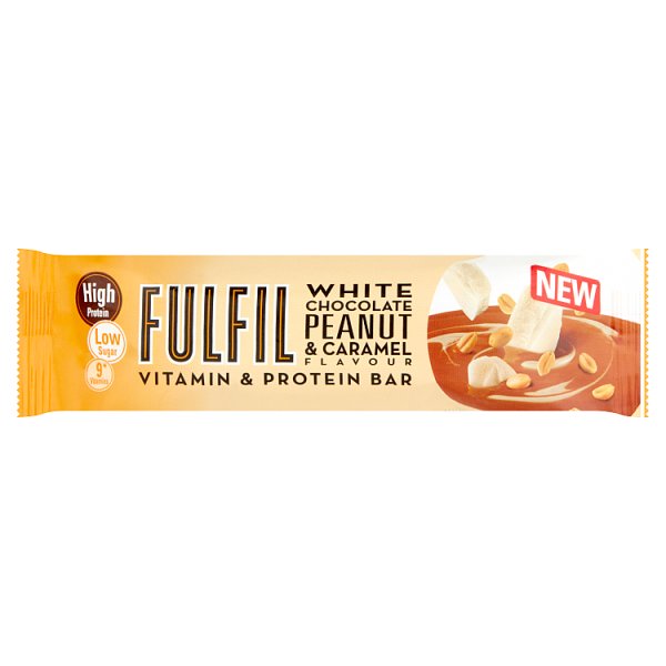 Fulfil White Peanut & Caramel Bar 40g (HS)