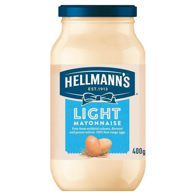 Hellmanns Mayo Jar Light 400g (HS)