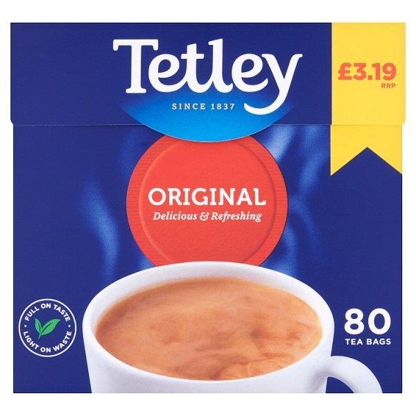 DUNIYA | Tetley Original Tea Bags PM £3.19 80s 250g (HS) Thumbnail