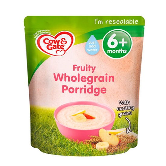 Cow & Gate Baby Balance Fruity Wholegrain Porridge 125g (HS)