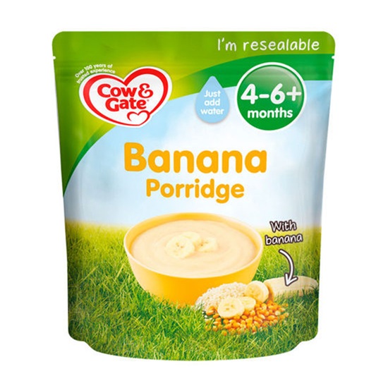 Cow & Gate Banana Porridge Baby Cereal 125g (HS)