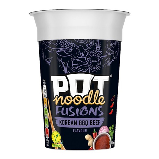 Pot Noodle Fusion Korean BBQ 100g (HS)