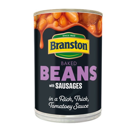 Branston Baked Beans & Sausages 405g (HS)