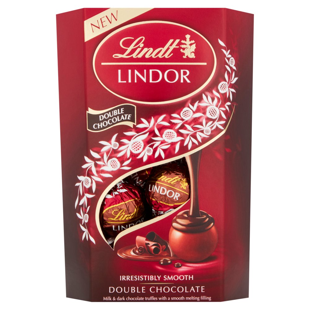 Lindt Lindor Cornet Double Chocolate 200g