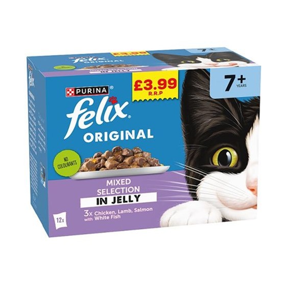 Felix Original Senior 7+ Mixed Selection In Jelly (40 x 85g) PM £3.99