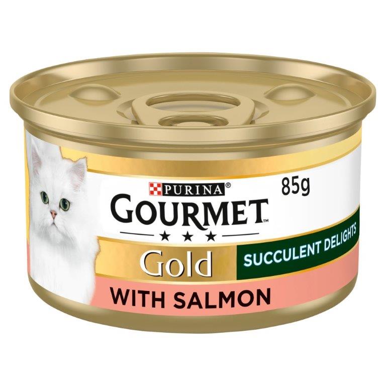 Gourmet Gold Succulent Delights Salmon 85g