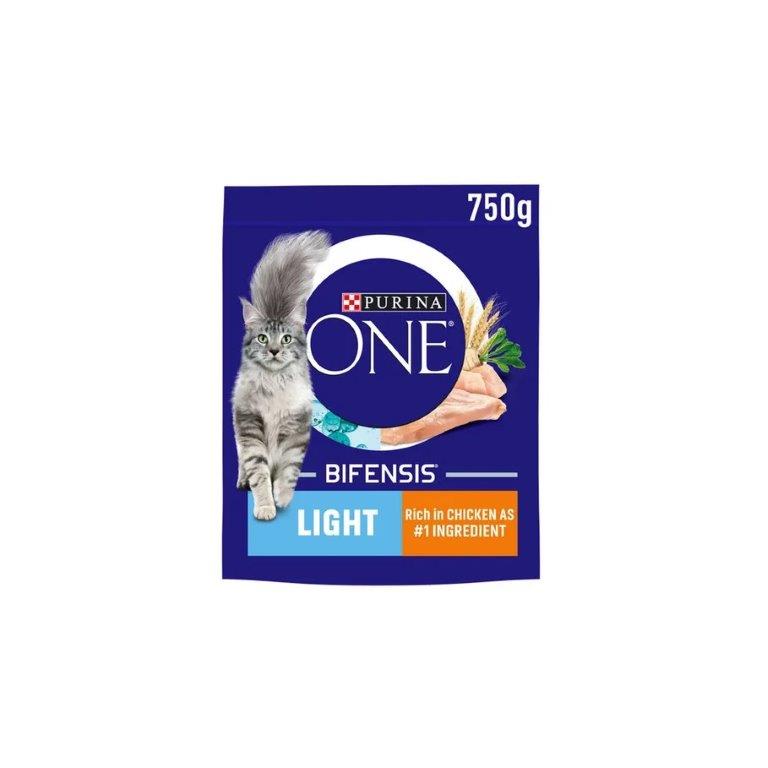 Purina ONE Light Chicken Dry Cat Food 750g