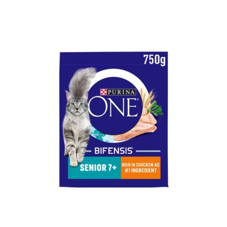 Purina ONE Senior 7+ Chicken Dry Cat Food 750g