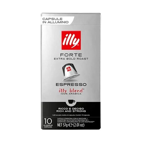 Illy Coffee Nespresso Forte Coffee Pods 10s