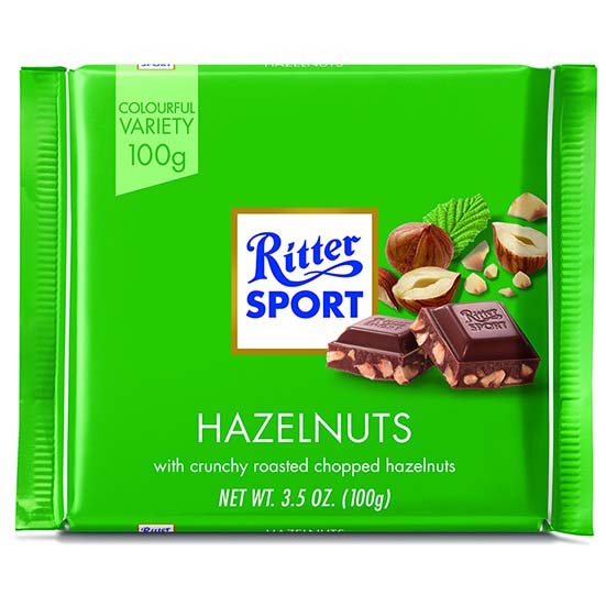 Ritter Sport Colour Milk Chopped Hazelnut 100g