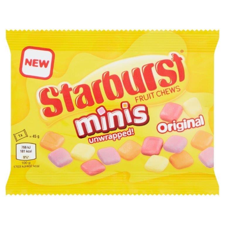 Starburst Std Minis Bag 45g