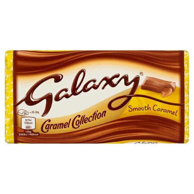 Galaxy Block Smooth Caramel 135g