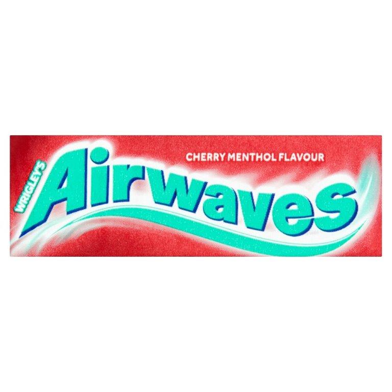 Airwaves Cherry Menthol Sugar Free Gum 14g