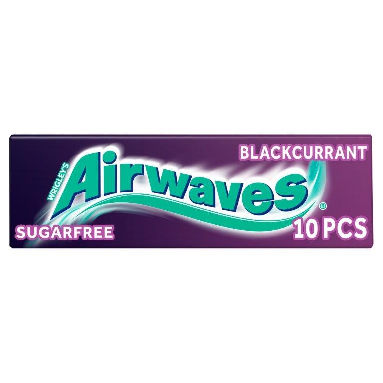 Airwaves Blackcurrant Sugar Free Gum 14g