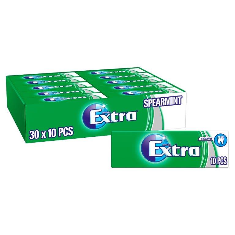 Extra Singles Spearmint Sugar Free 14g