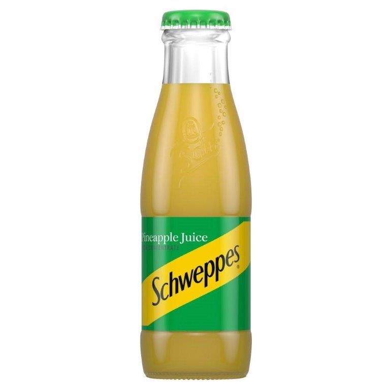 Schweppes Pineapple Juice Glass 200ml