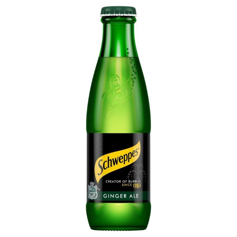 Schweppes Canada Dry Ginger Ale Glass 200ml