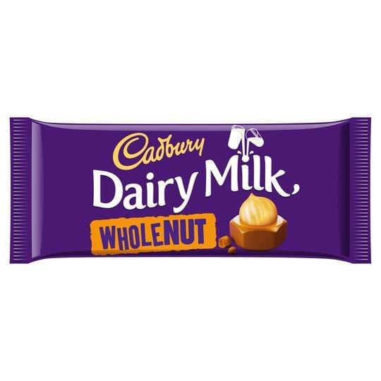 DUNIYA | Cadbury Dairy Milk Wholenut Block 120g Thumbnail