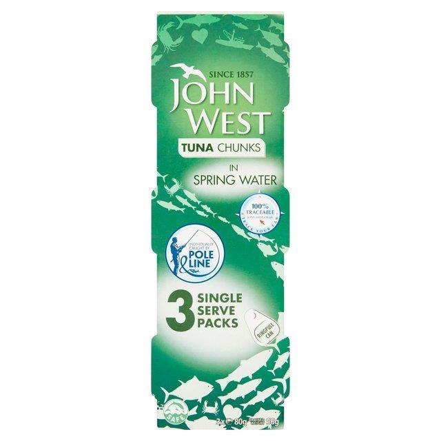 John West Tuna Chunks Springwater 3pk (3 x 80g)