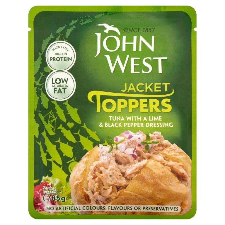 John West Jacket Toppers Lime & Black Pepper 85g