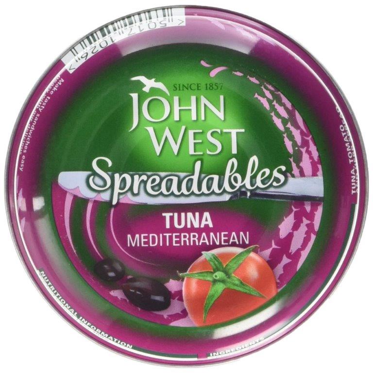 John West Spreadables Tuna Mediterranean 80g