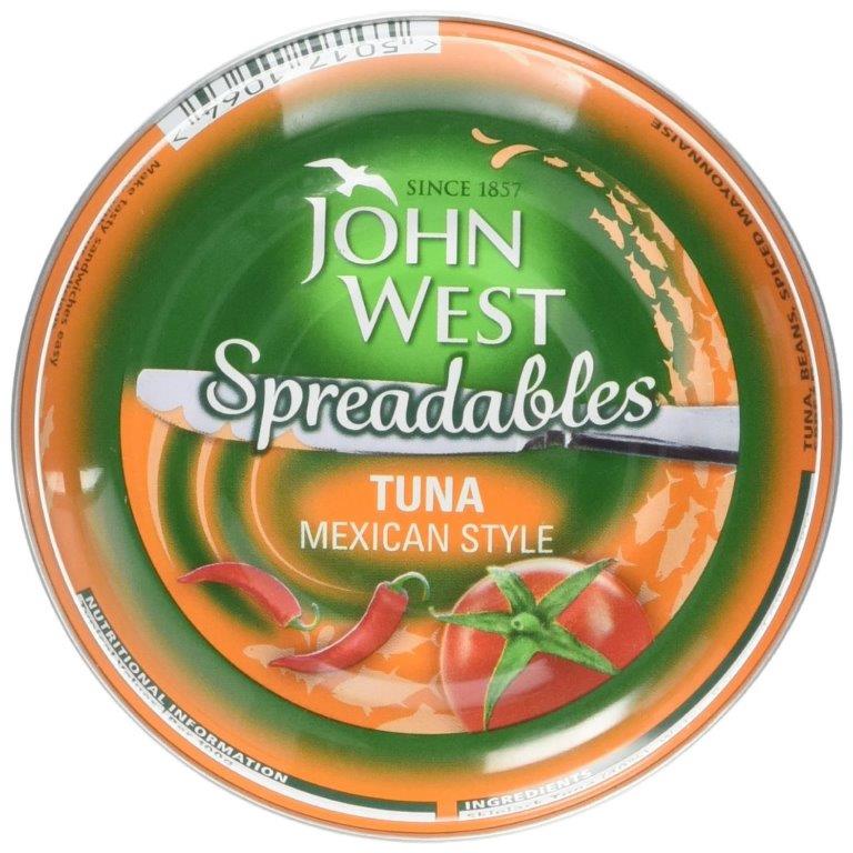 John West Spreadables Tuna Top Mexican 80g