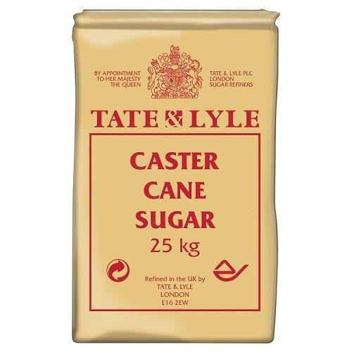 Tate & Lyle Caster Cane Sugar 25kg