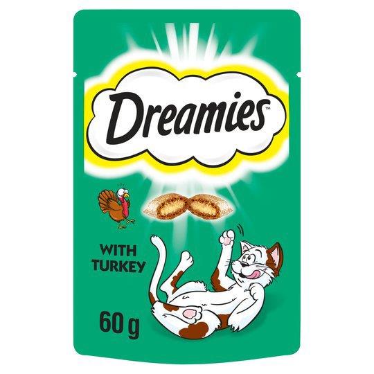 Dreamies Cat Treats With Turkey 60g