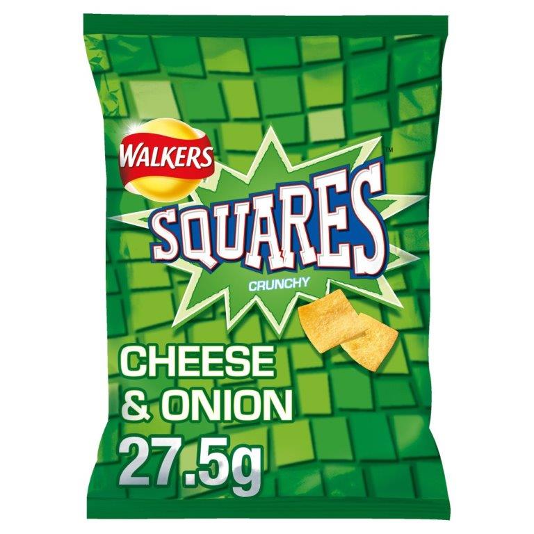 Walkers Crisps Squares Cheese & Onion 27.5g