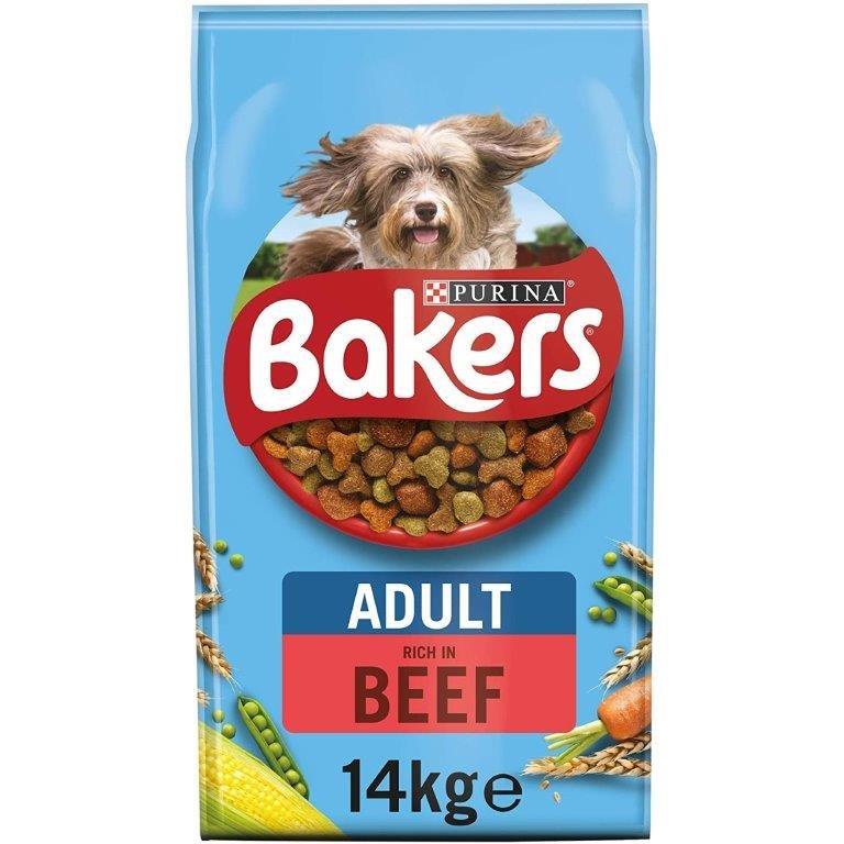 Bakers Adult Beef & Vegetables 14kg