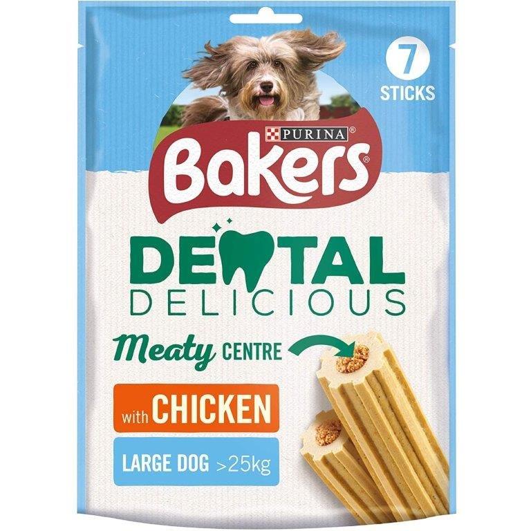 Bakers Dog Treats Dental Delicious Chicken 270g