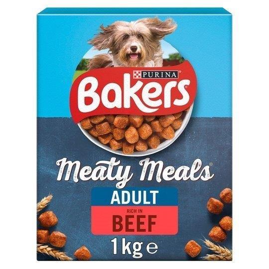 Bakers Adult Meaty Meals Beef 1kg