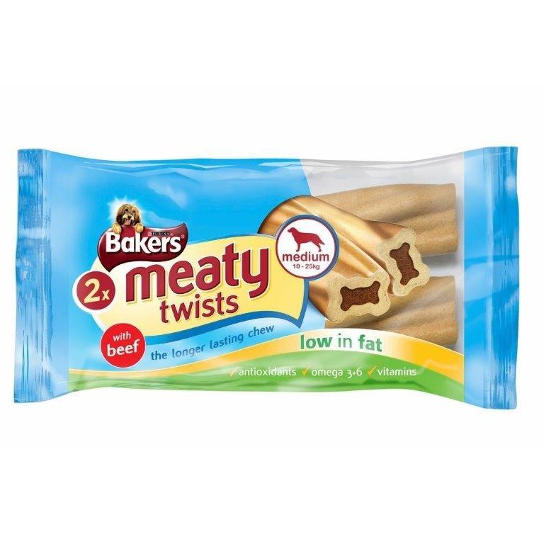 DUNIYA | Bakers Dog Treats Twist Meaty Large 180g Thumbnail