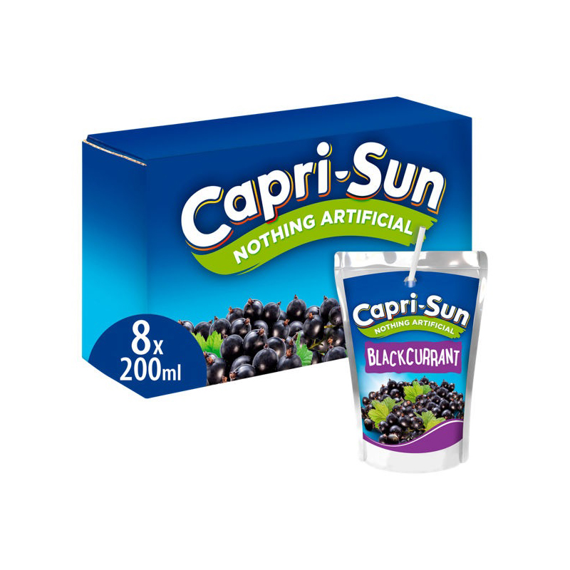 Capri Sun Blackcurrant 8pk (8 x 200ml)