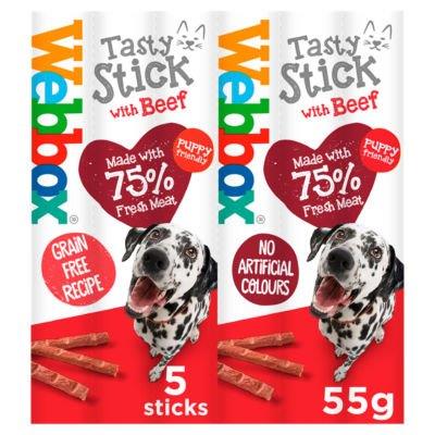 DUNIYA | Webbox Large Dogs Delight Sticks Beef 55g Thumbnail