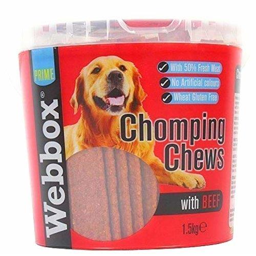 DUNIYA | Webbox Chomping Chews, Beef Bulk pack Thumbnail