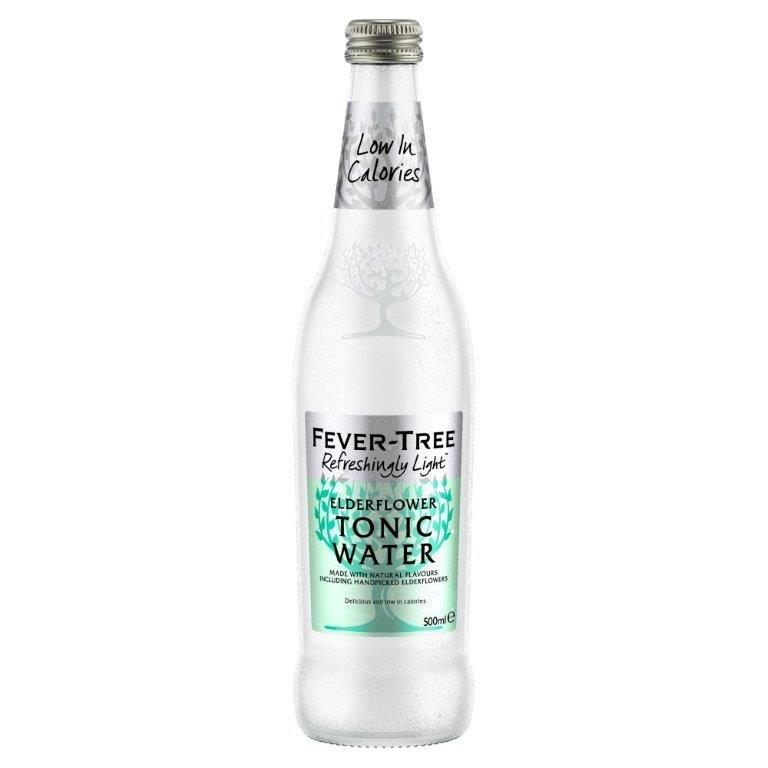 Fever-Tree Refreshingly Light Elderflower Tonic Water Glass 500ml (HS)