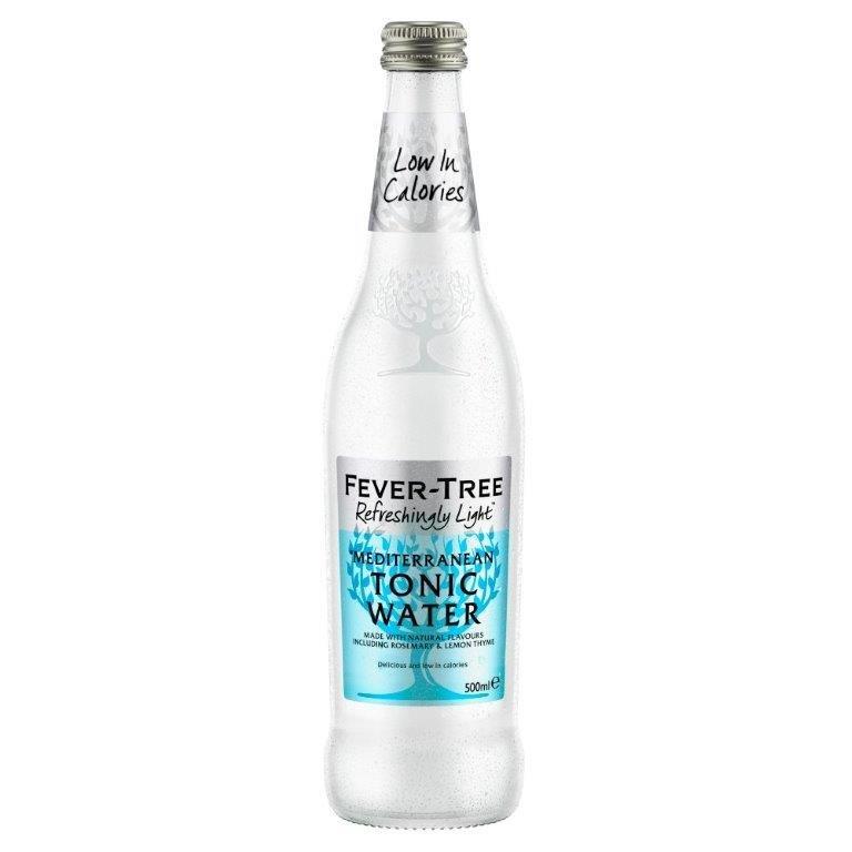 Fever-Tree Refreshingly Light Mediterranean Tonic Water Glass 500ml (HS)