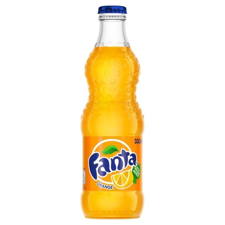 Fanta Orange Glass 330ml