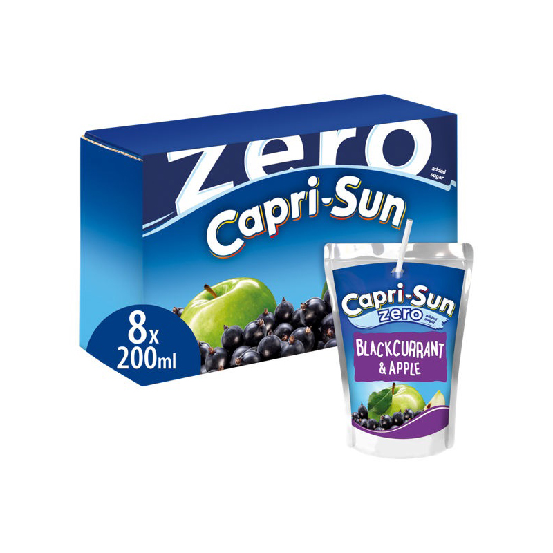 Capri Sun Zero Apple & Blackcurrant 8pk (8 x 200ml)