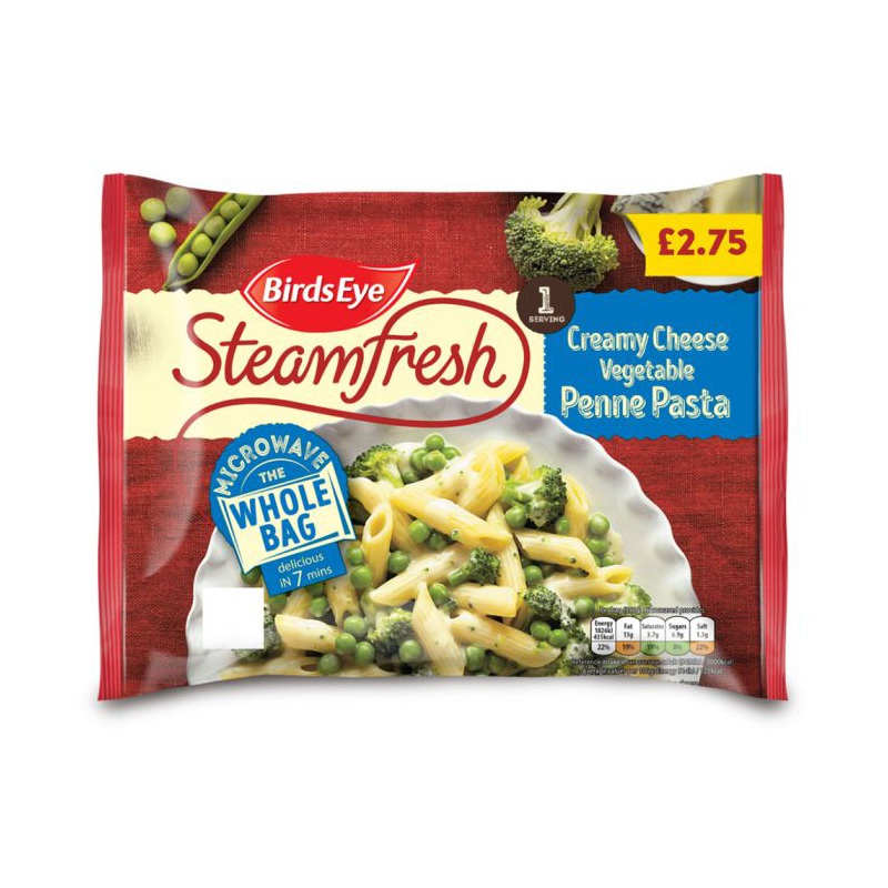 Birds Eye Steamfresh Creamy Pasta 350g PM £2.75