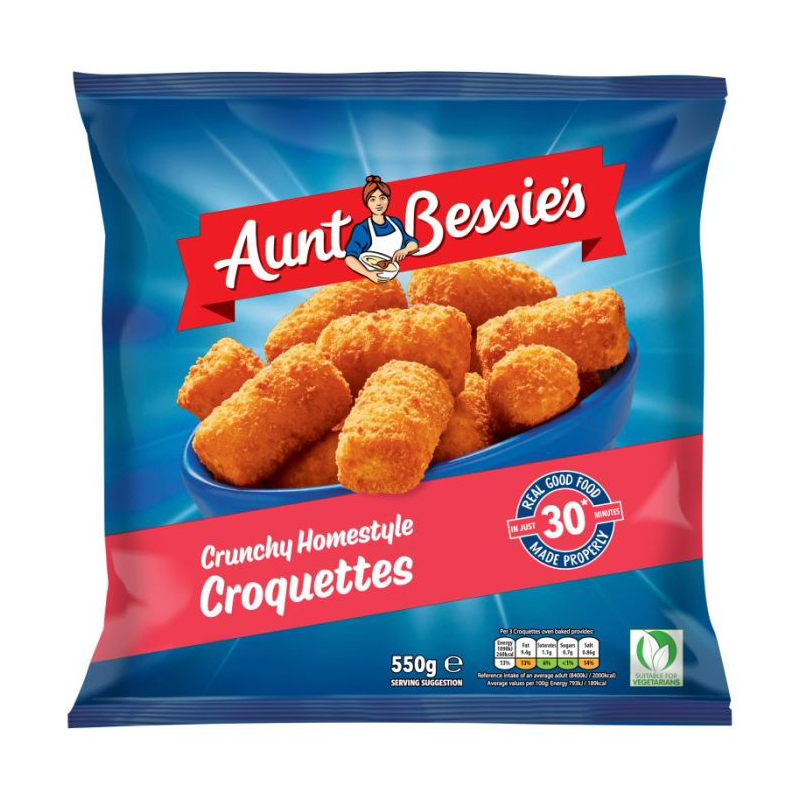 Aunt Bessies Chunky Homestyle Croquettes 550g