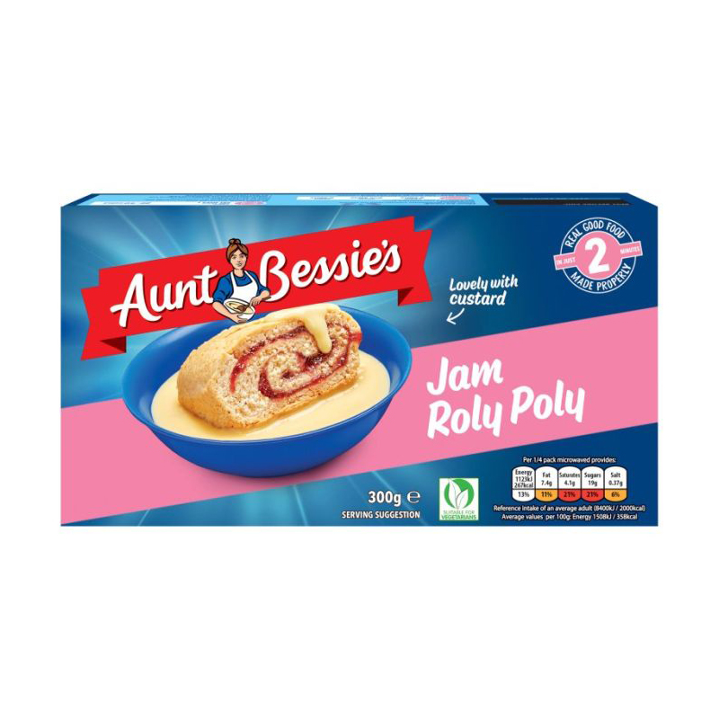 Aunt Bessies Jam Roly Poly 300g