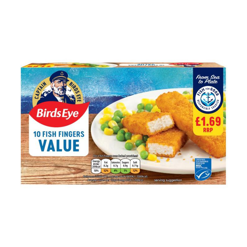 Birds Eye Fish Fingers 250g PM £1.69