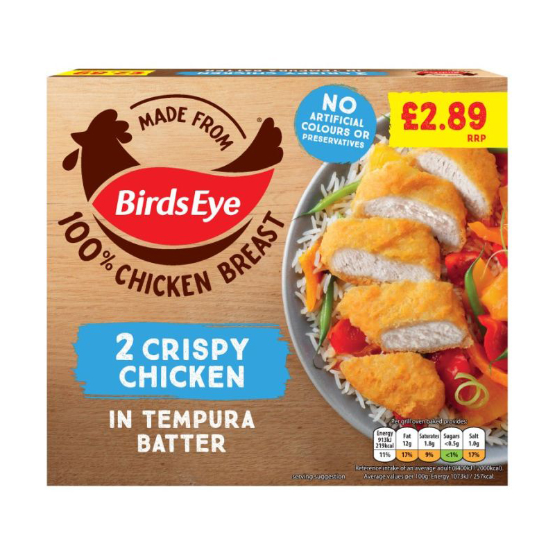 Birds Eye Crispy Chicken 170g PM £2.89