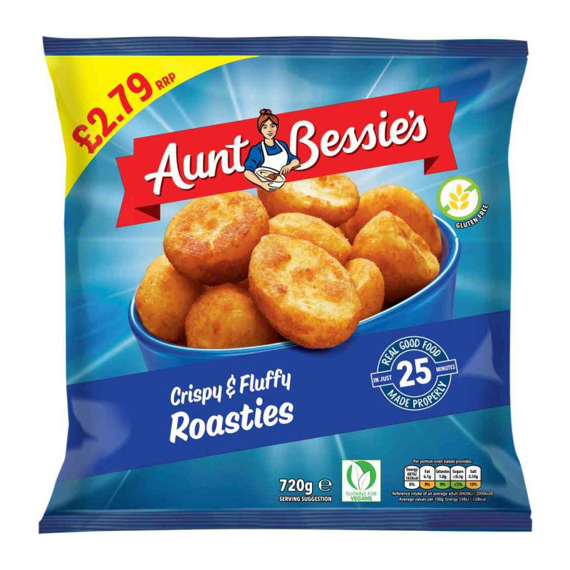 Aunt Bessies Roast Potatoes 720g PM £2.49