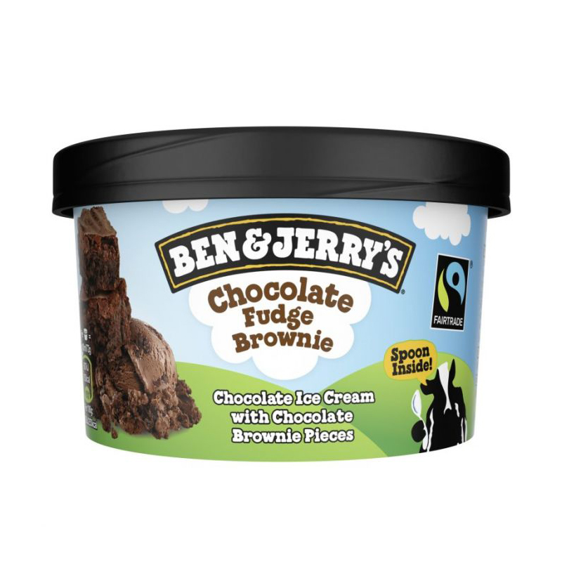 Ben & Jerrys Chocolate Fudge Brownie Ice Cream 100ml 