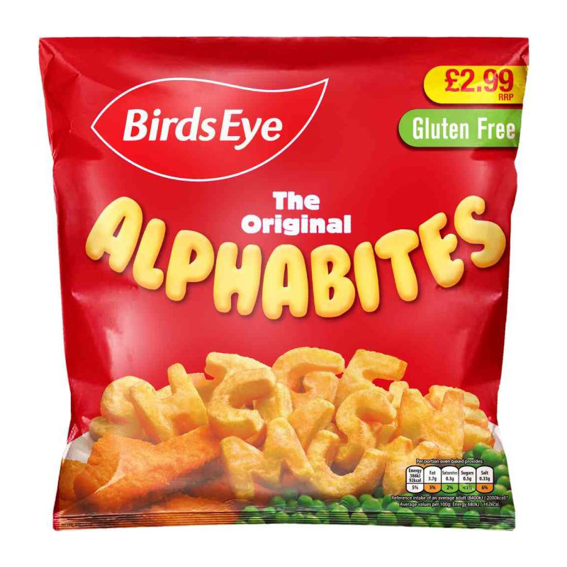 Birds Eye Alphabites 456g PM £2.99